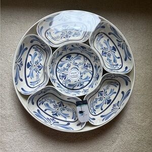 Melamine Lazy Susan serving tray